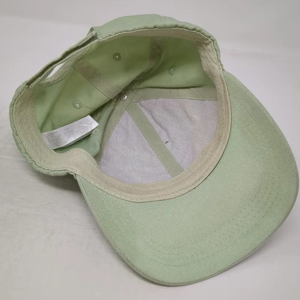 Primark Baseball Cap Green One Size Strapback Blank Solid Adjustable Curved Hat